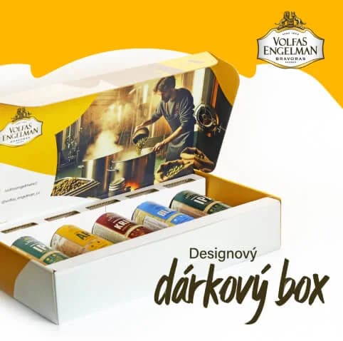 Dárkový box s plechovkami Volfas Engelman